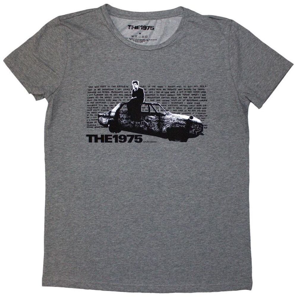 The 1975 Womens/Ladies Car Photo T-Shirt / Gray